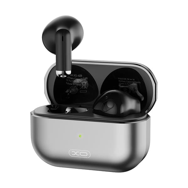 TS-XO In-Ear TWS Bluetooth-headset med opladningsetui og Bluetooth 5.3 - Sort