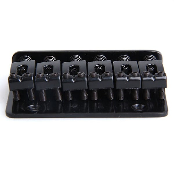 TS-6 Sadel Hardtail Bro Topplasting 65mm Elektrisk Gitar Bro (svart)