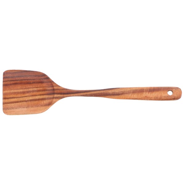 Wooden Spatula Long Handle Cooking Spatula NonStick Spatula Kitchen Utensil Kitchenware 0.2