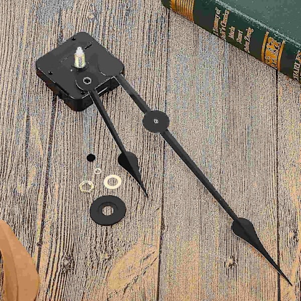 Clock Movement with Long Shaft, High Torque, 7 Inch Pointed Hands - Perfect