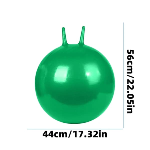 Stor Retro Space Hopper Legebold til Børn og Voksne - Hoppebold til Træning og Leg