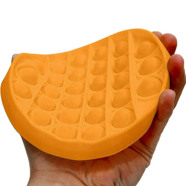 Pop It Fidget Leksak - Flera Färger Stress Sensorisk Leksak Barnspel yellow-flowers