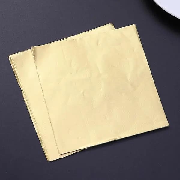 300 st Godispapper Guld Aluminiumfolie Chokladpapper Matpapper Godispapper Gyllene