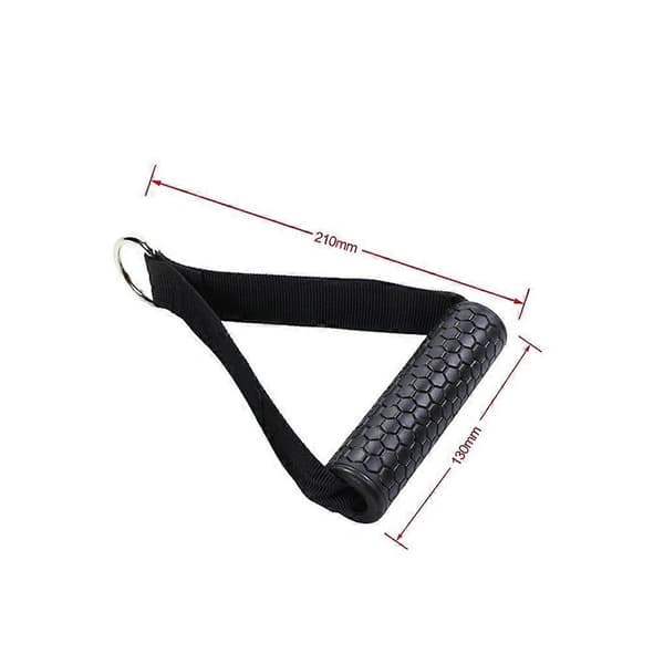 Repdrag Fitnessgreb 2 Dele Silikonegreb Med Solid Abs-kerne Rebtræk Modstandsbånd Tilbehør Erstatning Træning Sort Push Grip F