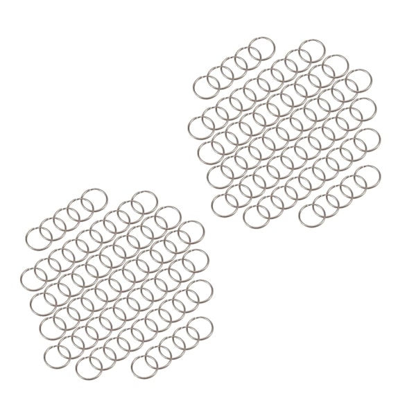 TS-120 stk. 20 mm Udvendig Dia Universal Split Nøgleringe Nøgleringholdere