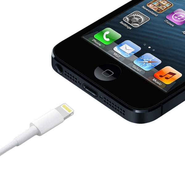 Belysning Adapter Kabel Till 30 Pins Laddningssynkronisering Vit Iphone