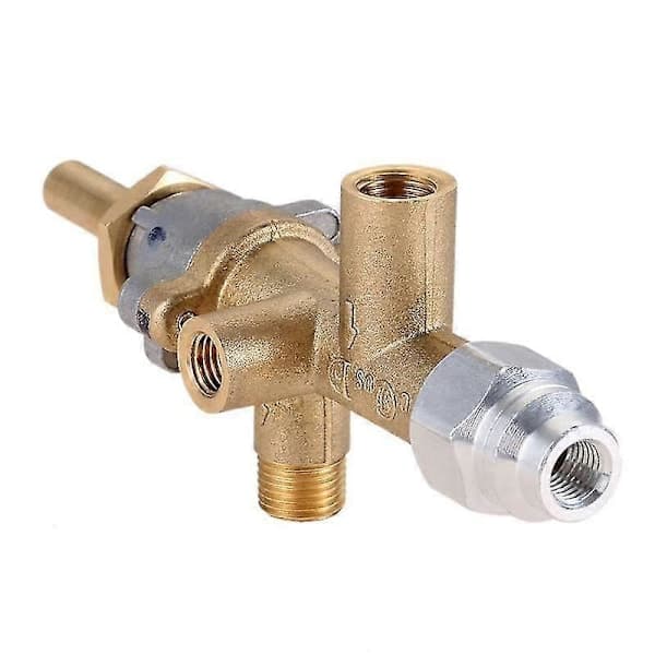 Safety Brass Heater Main Control Valve with Pilot Port Suitable for Low Pressure Heaters