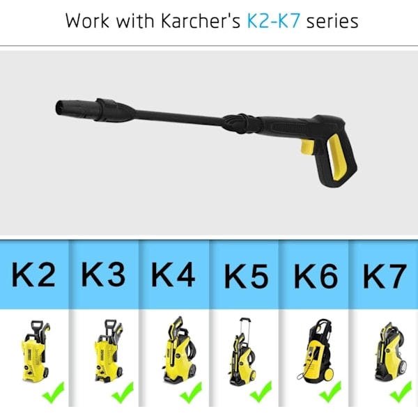 Högtryckstvättpistol för Karcher K2 K3 K4 K5 K6 K7 K?rc