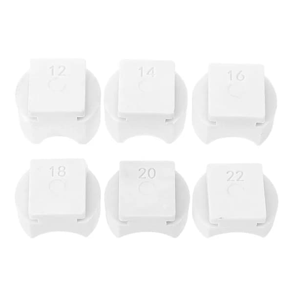 6 stk. Ringbøyeformer Del Ringmaker Tilbehør Multifunksjonell Smykker Ringbøyemaskin Tilbehør