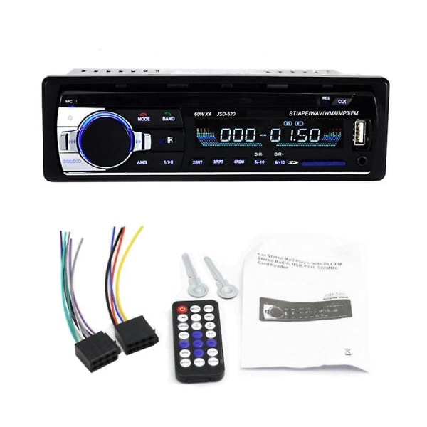 Bluetooth-kompatibel JSD-520 Bilradio 12V Bilradio Bilstereo