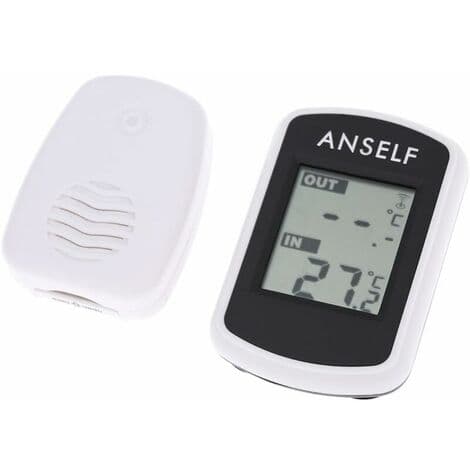 Trådlös Digital LCD-termometer för Inomhus- och Utomhusbruk