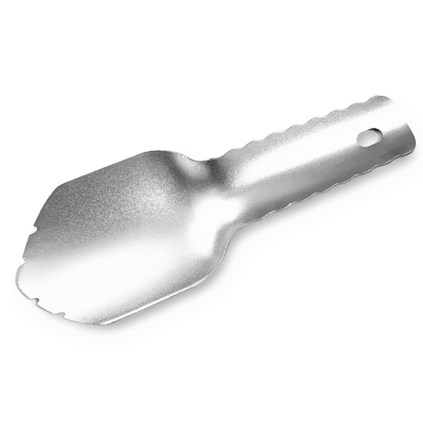 Ultralätt spade - bärbart campingverktyg i aluminium (1 st, silver)