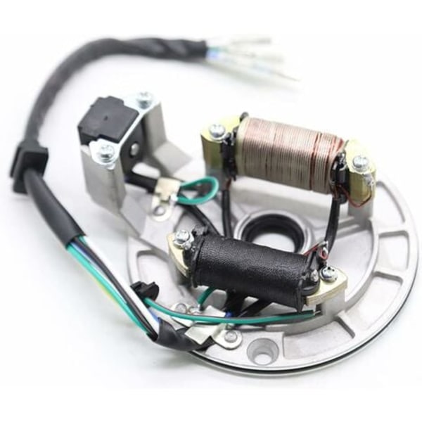 TS-2-Coil Magneto stator Erstatning for 50 CC 70 CC 90 CC 110 CC 125 CC Kick Start ATV Dirt Bike og Go Kart