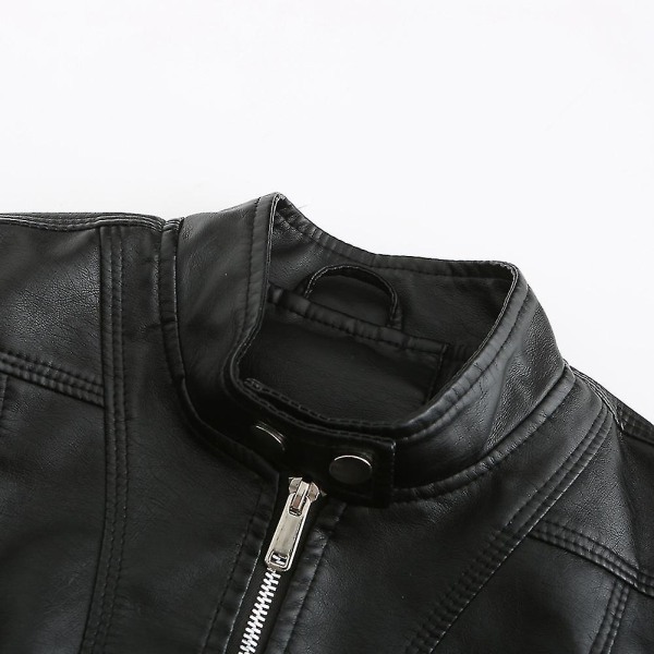 Dam Casual Zipper Regular-fit skinnjacka Black L