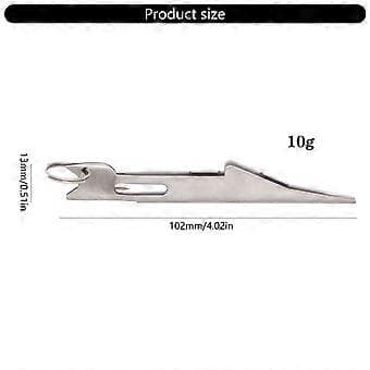 Fishing Knot Tying Tool Fishing Line Knotter Tying Tool Quick Knot Tying Tool Nail Knot Tool for Hook Baits Black