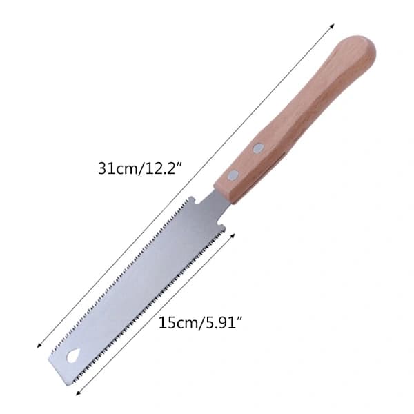 Japanese Pull Saw 6 Inch Hand Saw SK5 Flexible Non-Slip Handle Pull Saw