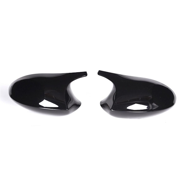TS-1par Bil Blank Svart Ku Horn Sidespeil For 1 3 Serie E81 E87 E90 E92 2004 2005 2006 20