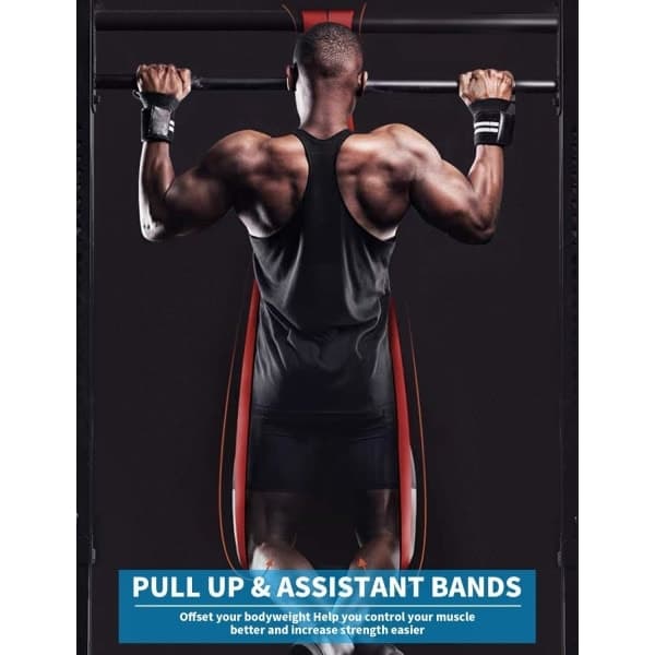 Pull Up-bånd, Modstandsbånd, Sæt med Pull Up-bånd til Mænd & Kvinder