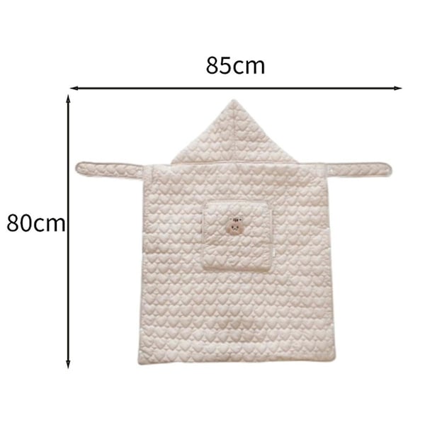 TS-Höst Vinter Baby Cape Baby Barnvagnsfilt Tecknad Förtjockad Varm Babyfilt Barnvagns Sömn