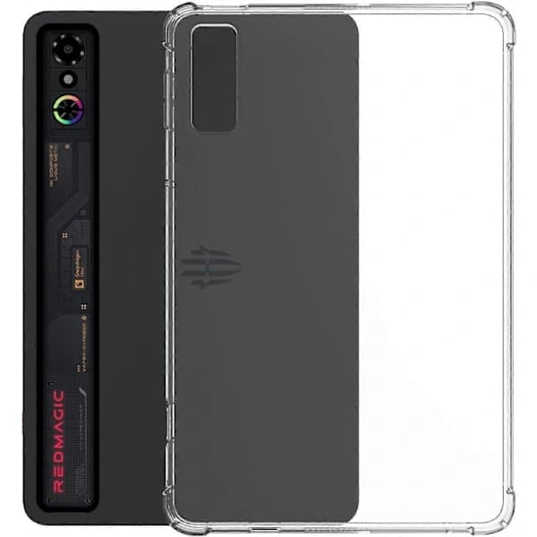 Skal för RedMagic Astra Gaming Tablet, Mjukt TPU-baksida, Transparent Röd