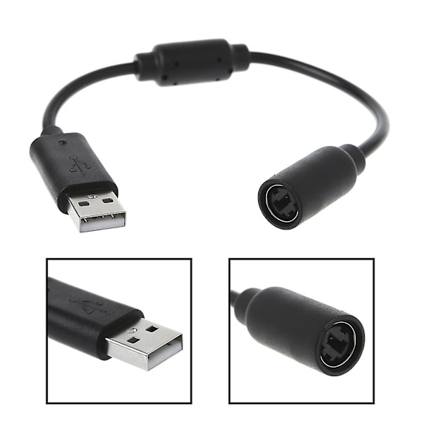 USB-kabeladapter för Xbox 360 trådbunden spelkontroll