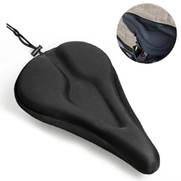 Gel Cykelsadelöverdrag - Premium Cykelsadelpad Extra Gel Pad -