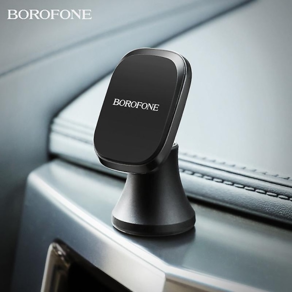 Borofone Bh22 Center Console Magnetisk Bilfäste Bil Mobiltelefon Navigation Desktop Aluminiumlegeringsfäste