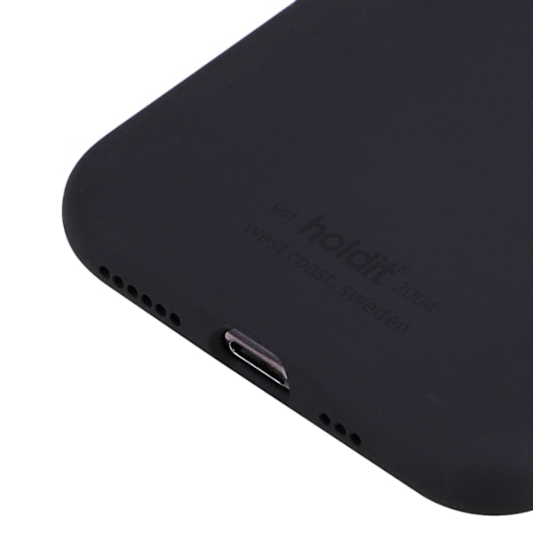 holdit iPhone 11 Pro/X/Xs - Mobilcover Silikone - Sort Sort