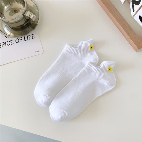 Båtsockor Sportstrumpor VIT