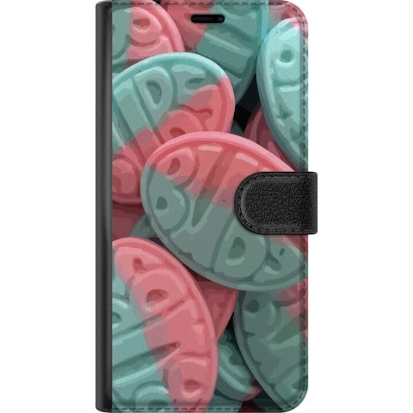 OnePlus 8 Pro Lompakkokotelo BUBS Giant Sour Skulls