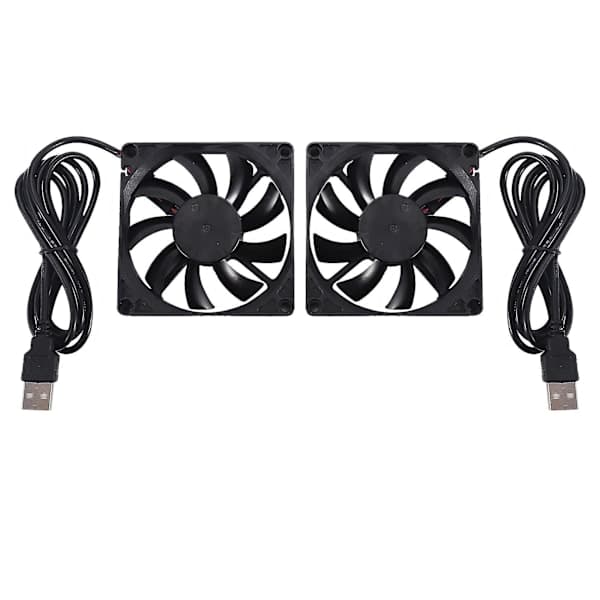 80 mm 5v USB-blæser 80 mm 8 cm 8015 børsteløs DC-køleblæser pc-computerblæser køler 2 stk
