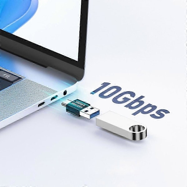 USB C Hann til USB3.1 Hann Adapter Konverter opptil 10Gbps Dataoverføring