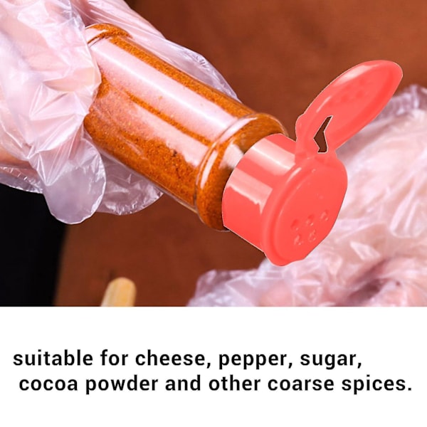 20 st 100ml Plastkryddburkar Salt Peppar Shaker Kryddburkar Grillkryddburkar Kökskryddburkar