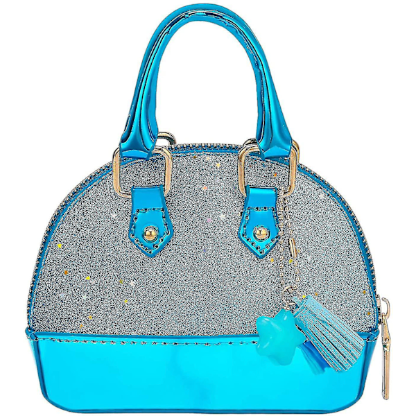 Glitterplånbok för små flickor, prinsessa, liten crossbody, modeplånbok