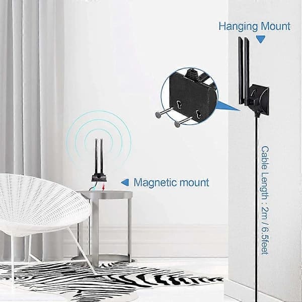 4G LTE Antenne TS9 C Magnetisk Base MIMO Antenne 6DBi for MiFi Mobil Hotspot Router E5577 E5573 (TS9)【PL】