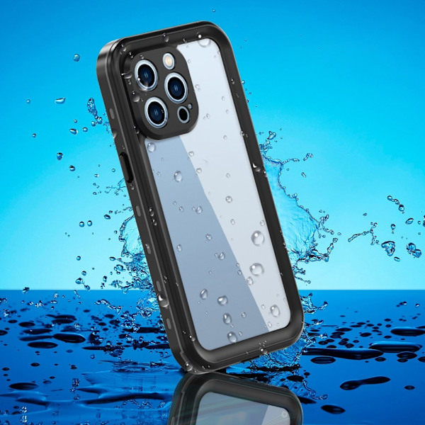 REDPEPPER iPhone 13 Pro Cover 360 Vandtæt IP68 Mørkegrå