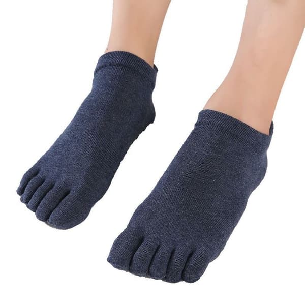 Femfingerstrømper Yoga Strømper NAVY