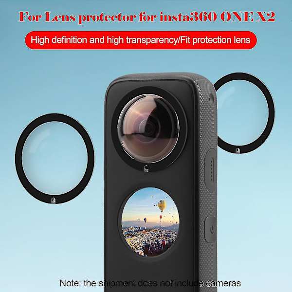 2 kpl Suojalinssin Suojus Insta 360 One X2:lle