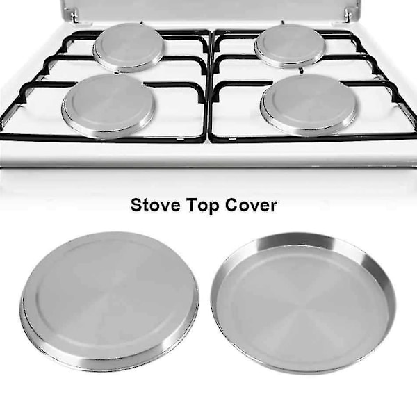 4-pack Rostfria Spishällsskydd - Kokplatta Skyddssats - Köksredskap 17/21cm