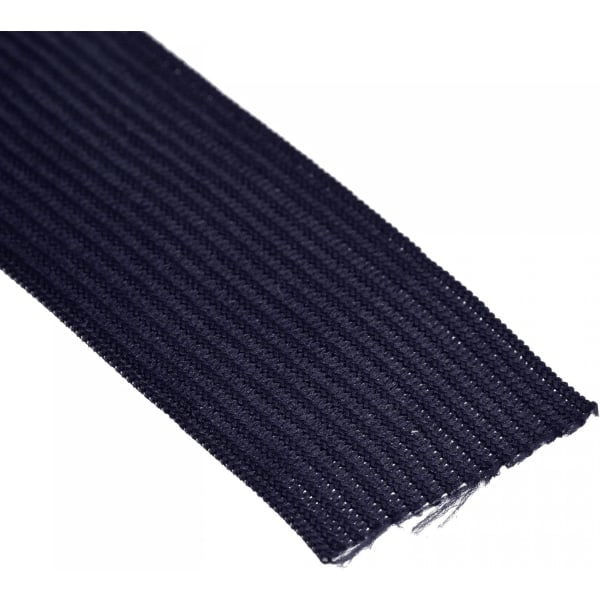 sourcing map Elastiska band för sömnad 2,5 cm 10 m Mörkblå stickad elastisk spole Hög elasticitet för peruker, midjeband, byxor