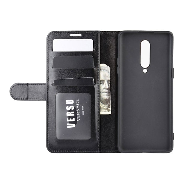 OnePlus 8 - Crazy Horse Pung Etui - Sort Sort