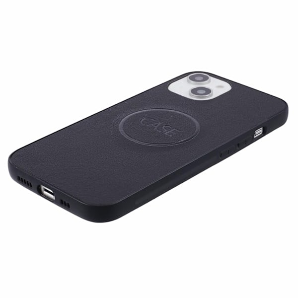 iPhone 13 - 2-i-1 Lær Magnetisk Fodral / Deksel - Svart