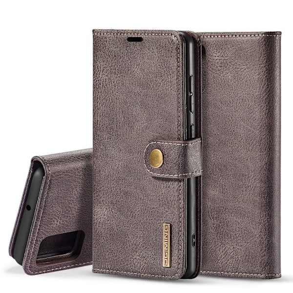 Samsung Galaxy A71 - DG.MING Pung Etui/Magnetisk Cover - Grå Grey Grå