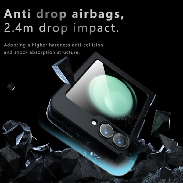 Samsung Galaxy Z Flip 6 Cover MagSafe Hudfornemmelse Sort