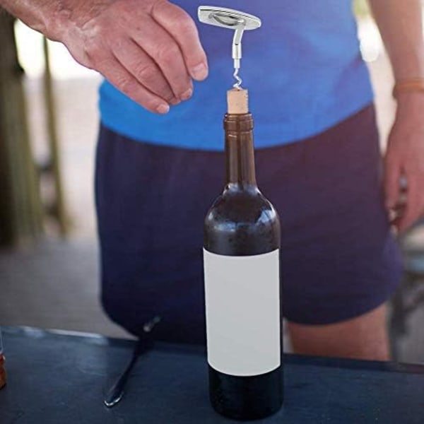 Vinöppnare Set, Flasköppnare Golfformad Korkskruv Red Wine Bee