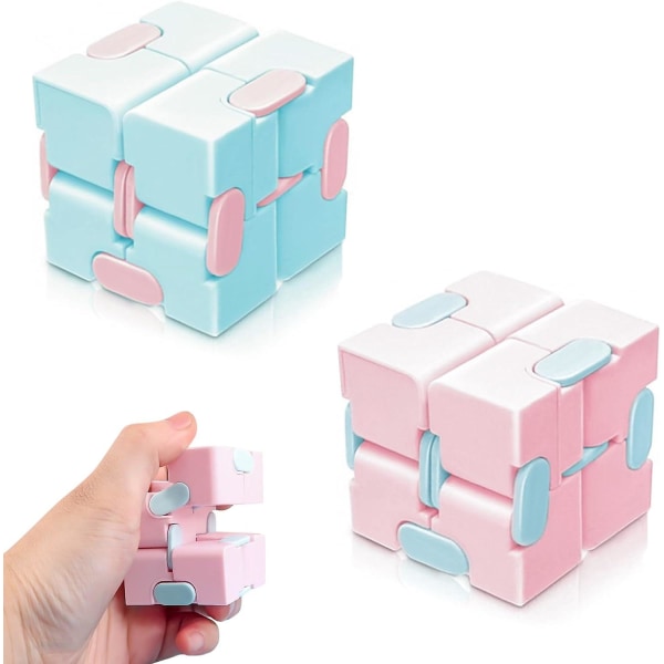 Infinity Cube Fidget Cube Toy Lämplig för vuxna och barn Infinite Magic Cube Infinity Cube Fidget Toy Billig Unzip Toy Födelsedagspresent (4*4*4 Cm)