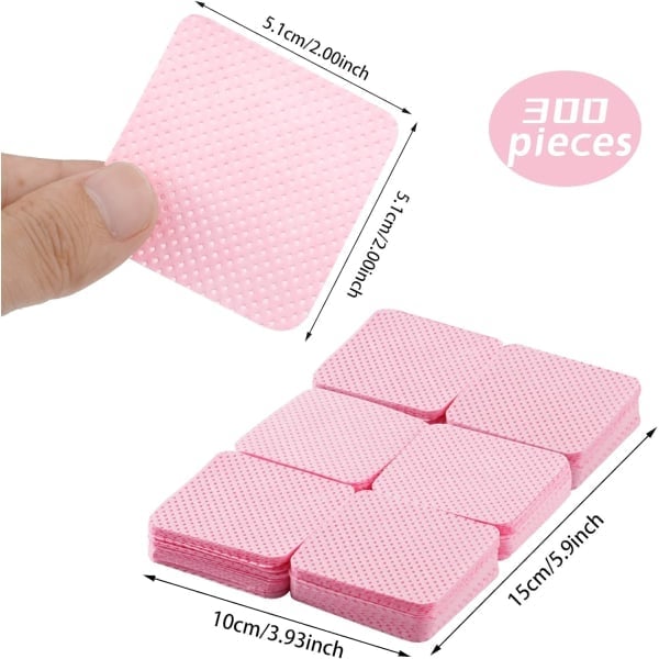 200 st Luddfritt Nagelservetter, Nagelservetter Luddfritt Art U