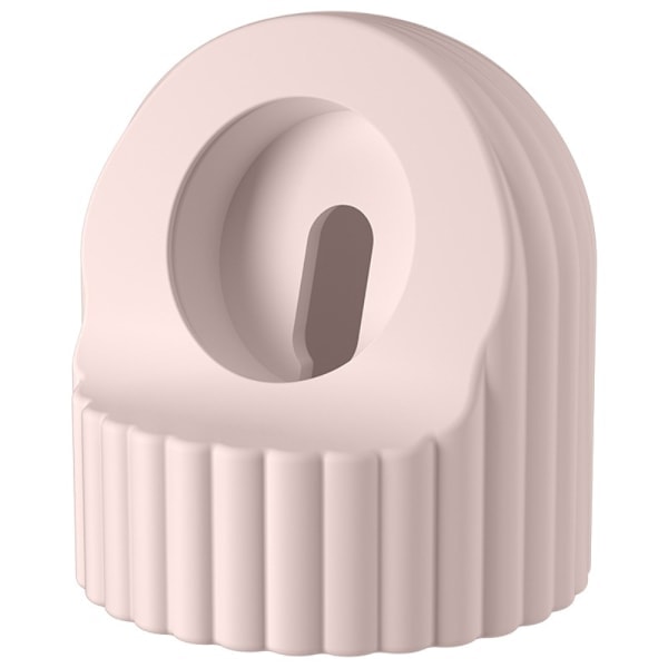 Apple Watch Wave Silikonstativ Lys Rosa