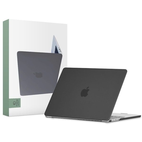 Tech-Protect MacBook Air 13 2022-2024 Kuori SmartShell Matt Musta