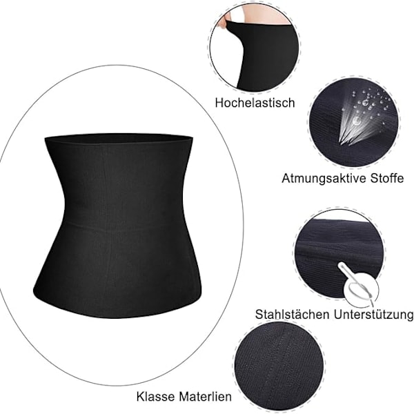 Postnatal mavebælte & taljeformer, 2 i 1 design multifunktionel, M